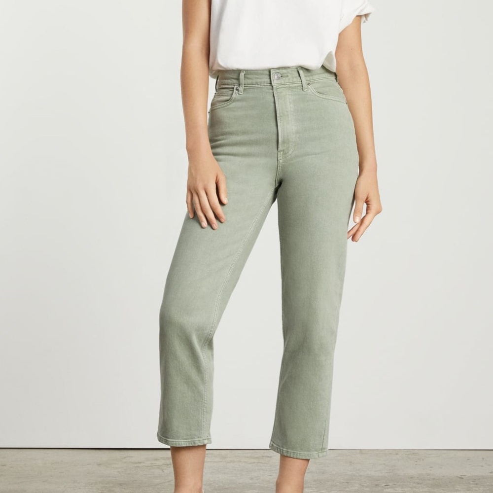 Everyone Way High Jeans Aqua Grey
